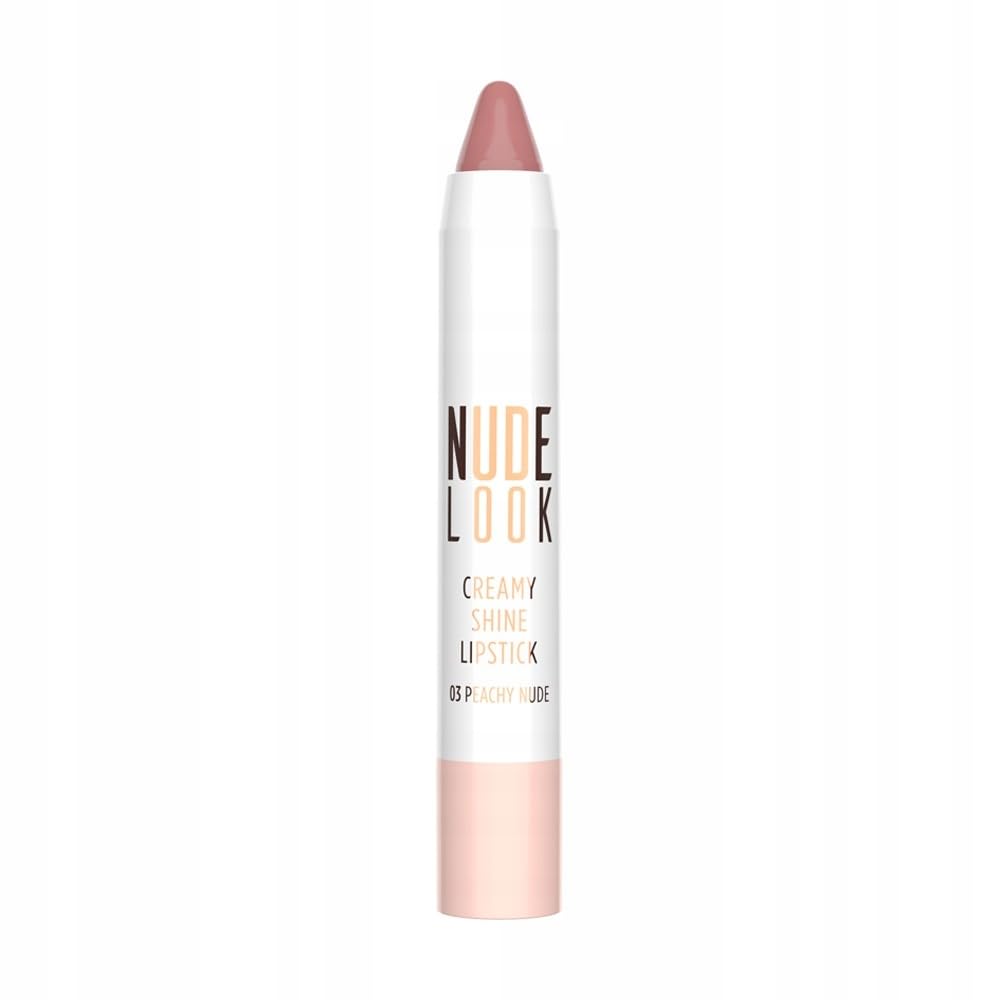 Golden Rose Nude Look Creamy Shine Lips. No:03 Peachy Nude 1 Paket