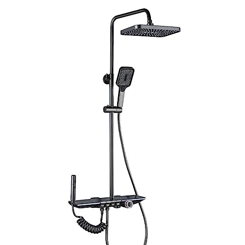 Ensemble de robinetterie de douche à effet pluie pour une salle de bain moderne