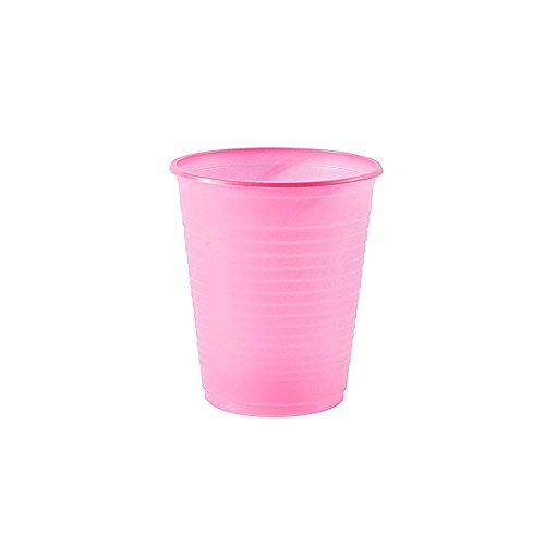 Regina Copo Plast Capac 200ml Rosa, 50 Unidades