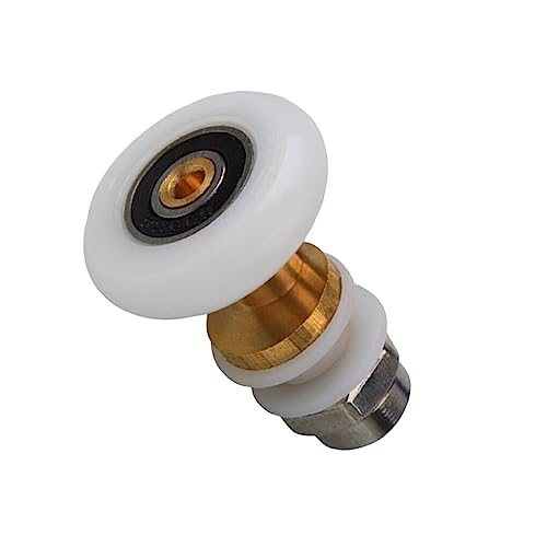 eexuujkl シャワードアステンレス鋼ローラー浴室洗面所引き戸ランナー家具修理アクセサリースペアパーツ, 27mm