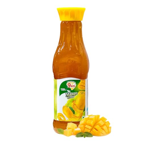 9am Mango Fruit Crush Sharbat Syrup 750ml | Ready to drink Syrup For Cocktails, smoothies, desserts, and more | Refreshing Summer Drinks | Concentrated Syrup | Ready to mix drink | Pack of 1 (B0D3J2FCJT) Amazon Price History, Amazon Price Tracker