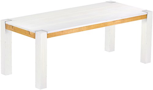 Esstisch Rio Kanto 208x90 cm Snow Honig Pinie Massivholz Größe und Farbe wählbar Esszimmertisch Küchentisch Holztisch Echtholz vorgerichtet für Ansteckplatten Tisch ausziehbar Brasilmöbel Esstisch Rio Kanto 208x90 cm Snow Honig Pinie Massivholz Größe und Farbe wählbar Esszimmertisch Küchentisch Holztisch Echtholz vorgerichtet für Ansteckplatten Tisch ausziehbar Brasilmöbel