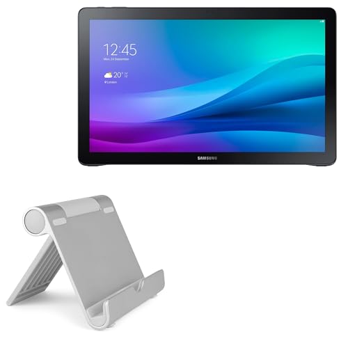 BoxWave Stand and Mount Compatible with Samsung Galaxy View 18.4 (SM-T670) - VersaView Aluminum Stand, Portable, Multi Angle Viewing Sturdy