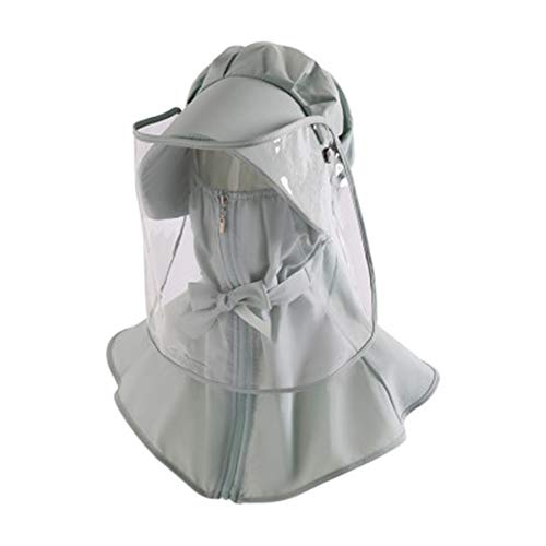 Eight Horses-J Adult Kids Anti-Spitting Protective Hat,UV Protection Sun hat,Protective Droplet Isolation Sun