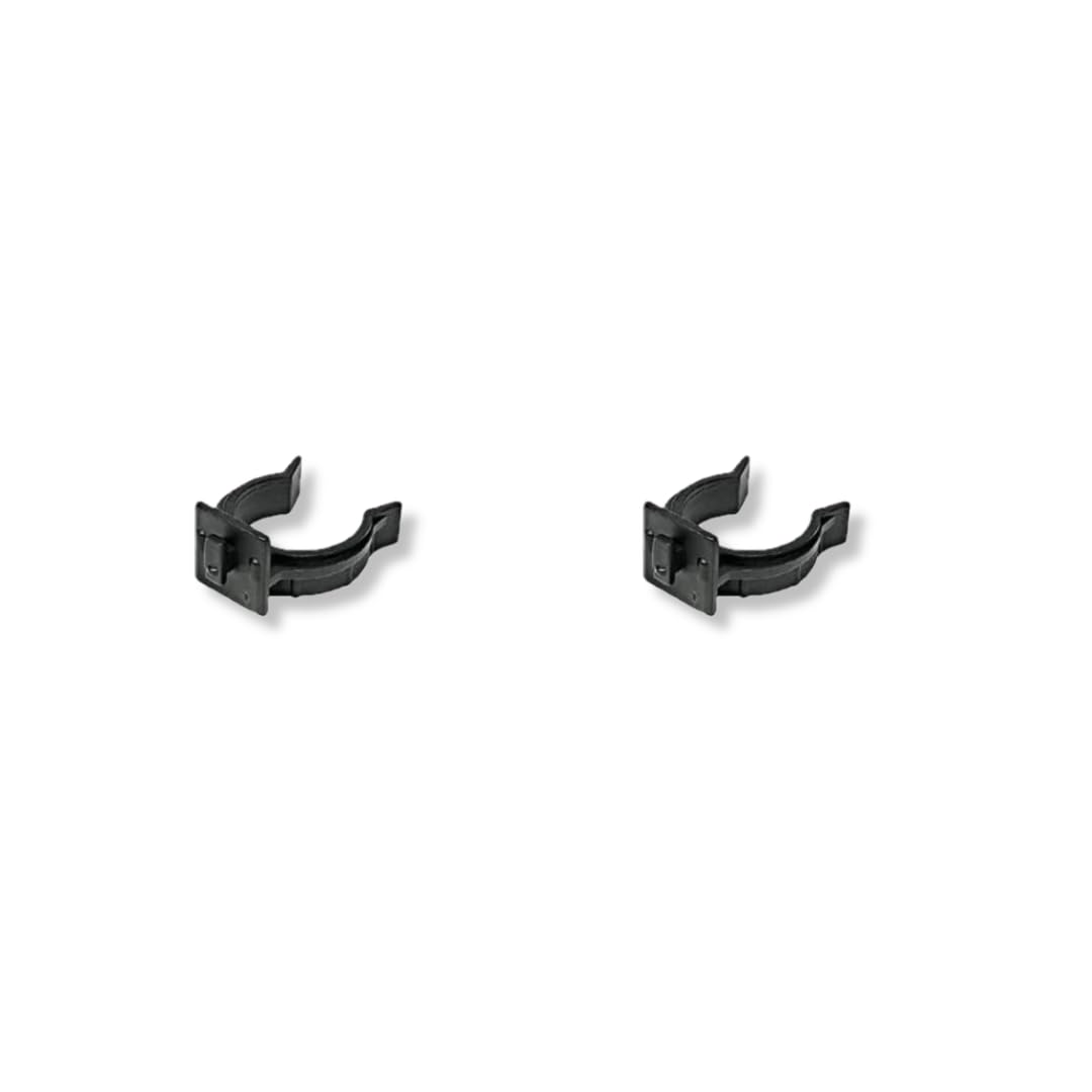 Set 4 Piedi Regolabili ad Incastro Neri per Zoccolo Cucina - Piedi in Plastica con Clip di Fissaggio ad Innesto per Mobili Cucina - Altezza 12 cm e Regolazione di 2 cm