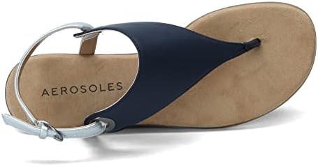 Aerosoles Women's Thong Sandal Flip-Flop, Navy, 9.5 | Image 5