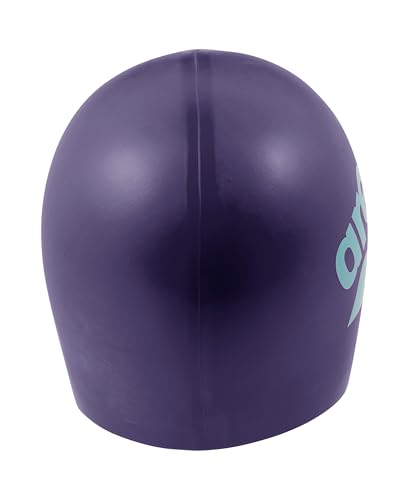Image of Arena Unisex Big Logo Silicone Swim Cap Women and Men Fitness Swimmers Intensive Training Durable Soft Elastic Bathing Cap