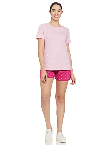 Image of Van Heusen Women Lounge T-Shirt - 100% Super Combed Cotton - Round Neck, Short Sleeves