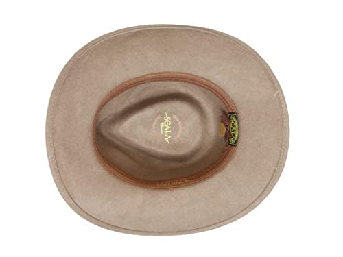 Image of Scala Classico Men's Crushable Felt Outback Hat