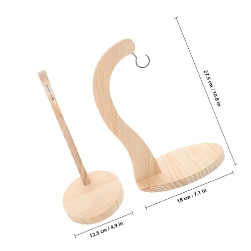 TOYANDONA Hanger Stand Rustic Fruit Holder Rack for Home Kitchen Counter Space-Saving Lightweight Desk Banana Hanging Stand with Grape Hanger for Dining Table Decoration - Image 2