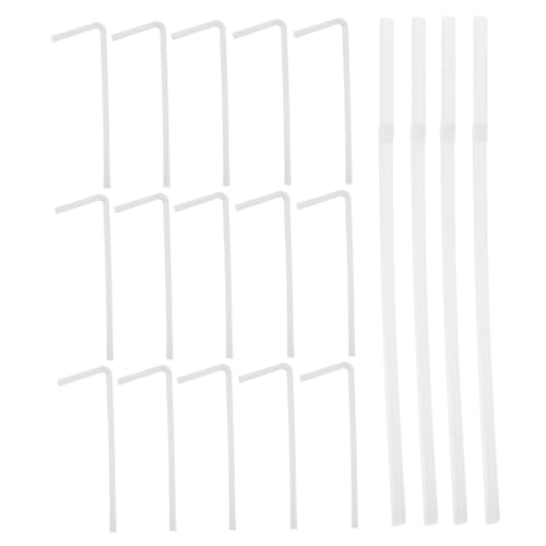 30 pitillos flexibles desechables envueltos individualmente