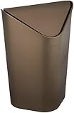 img_umbra スイングふた付角型ゴミ箱 ペール ごみ箱 ダストボックス ブロンズ 5L CORNER