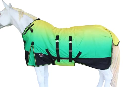 Image of Challenger Horse 1200D Turnout Waterproof Fleece Lined Medium Winter Blanket 3B103LG