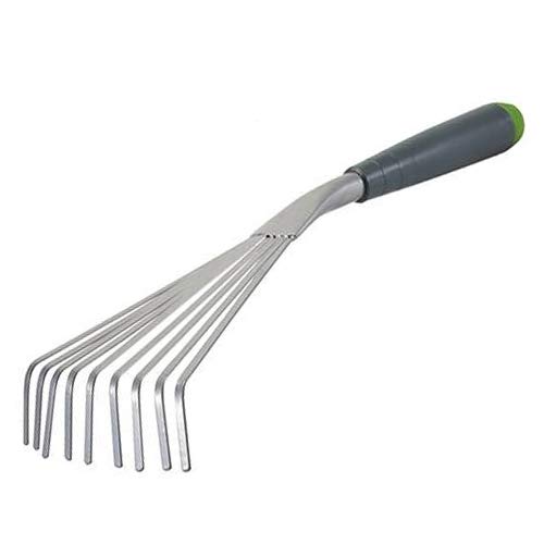 Hand Shrub Rake – Garden Allotment Collect Tool – Plant/Weed Soil Prep Ground – Plant Digging/Dig Flower Soil Trench