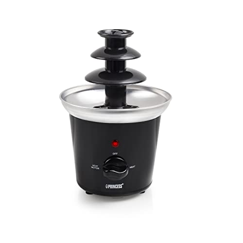 Princess Fontana di cioccolato, 3 livelli, altezza 22,5 cm, funzione di mantenimento in caldo, capacità 0,4 L, parti lavabili in lavastoviglie, corpo in acciaio inox, 32 W, 292994 - 7