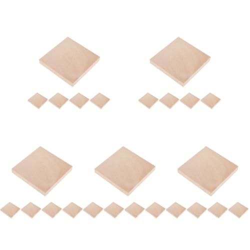 Operitacx 5 Juegos Posavasos De Madera De Mesa Multiusos Posavasos Madera Decoracion Mesa En Plataforma Cacatúa Difusor Cajas Graciosos Posavasos Cojín De Mesa De Madera 5 Piezas * 5