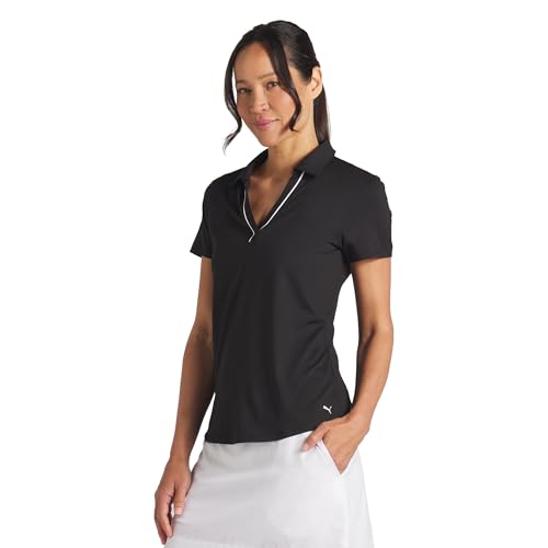 PUMA Women's Cloudspun Piped Ss Polo