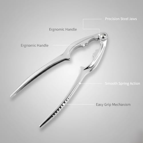 Nut Cracker Style A - Stainless Steel for Smooth, Safe, Effortless- Reliable Kitchen Tool for Easy Mealtime Preparation (Nut Cracker Style A) - Image 5