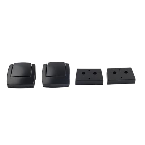 Cnonee1 2 Pcs Rear Trunk Latches Spacers Saddle Bags Accessories Aluminum + ABS para Harley Touring 1993-2013 miniatura 6