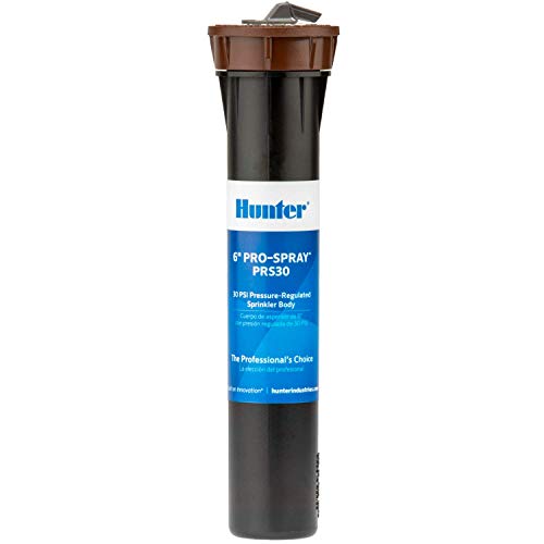 Hunter Industries RTLPROS06PRS30 Hunter Pro-Spray 15,2 cm Pres Reg Sprinkler, schwarz