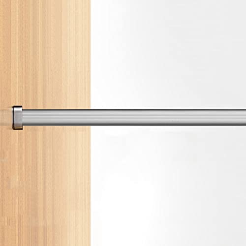 Barra colgante de metal para armario armario ropa soporte percha bar con tapa de brida diseño ovalado para gabinetes nization disponible en oro negro blanco y gris duradero y elegante