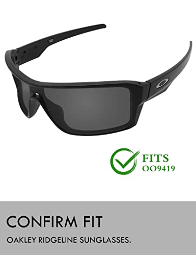 Image of Raydi Polycarbonate Replacement Lenses & Nosepads for Oakley Ridgeline OO9419 Sunglasses