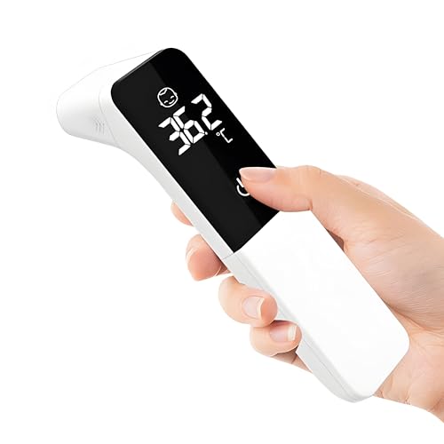 Thermomètre frontal bébé avec mode objet et corps blanc Retoo - 6