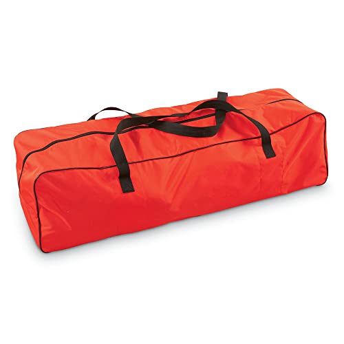 Guide Gear Club Camping Chair, Oversized, Portable, Folding With Padded Seats, 500-Lb. Capacity, Red Plaid #TOP5