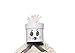 GALLERIE II Ambrose Ghost Joe Spencer Gathered Traditions Soft Art Doll Fall Autumn Harvest Halloween Spooky Scary Figure Figurine Home Living Room End Table Indoor Decor Decoration White