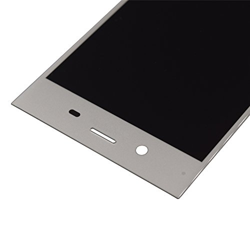 Image of LCD Screen Display with Digitizer Touch Panel Without Bezel Frame Compatible with Sony Xperia XZ1 F8342(Silver)
