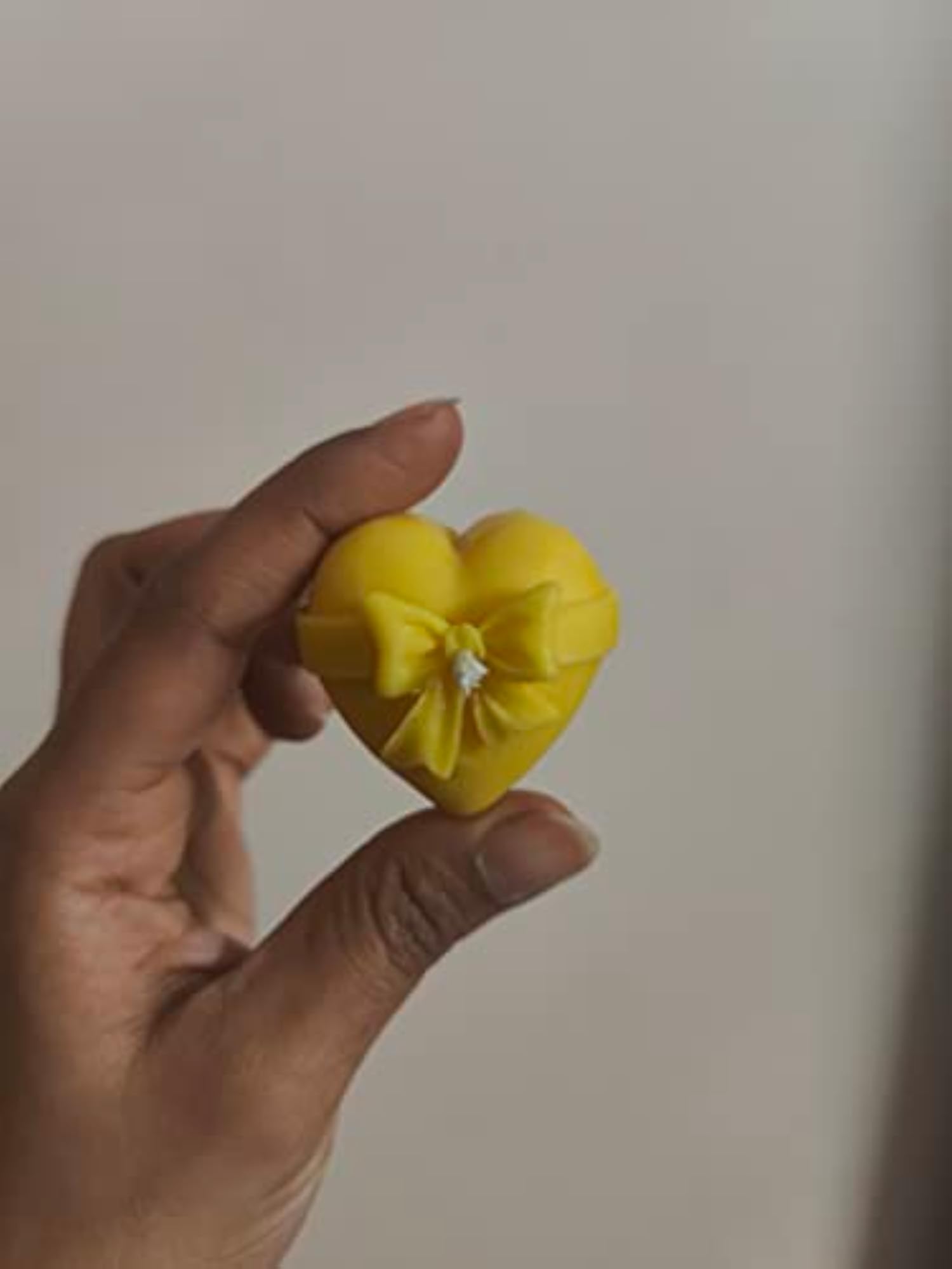 4 Small Heart Scented Candle Combo | Decorative Candles