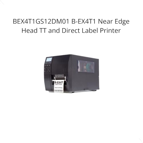 Image of Toshibas BEX4T1GS12DM01 B-EX4T1 Near Edge Head TT and Direct Label Printer. | 4 inch Wide. Included Damper. 203DPI 14IPS Ethernet LAN USB