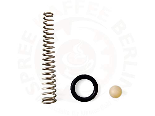 SKB Cremakugel Cremaventil Feder Dichtung passend für Saeco Miele Solis -Set 90 Cover
