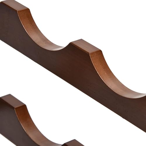 Soporte de vino de madera 4 niveles para 16 botellas miniatura 4