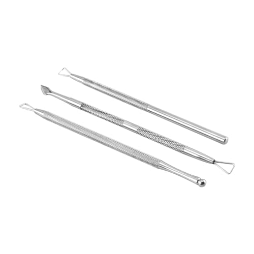 LIFKOME Professional Manicure Kit Includes Cuticle Pusher Nail File Buffer and Fork for Nail Care
