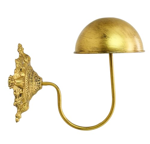 Owlgift Rustic Gold Wall Mounted Hat Rack – Vintage Style