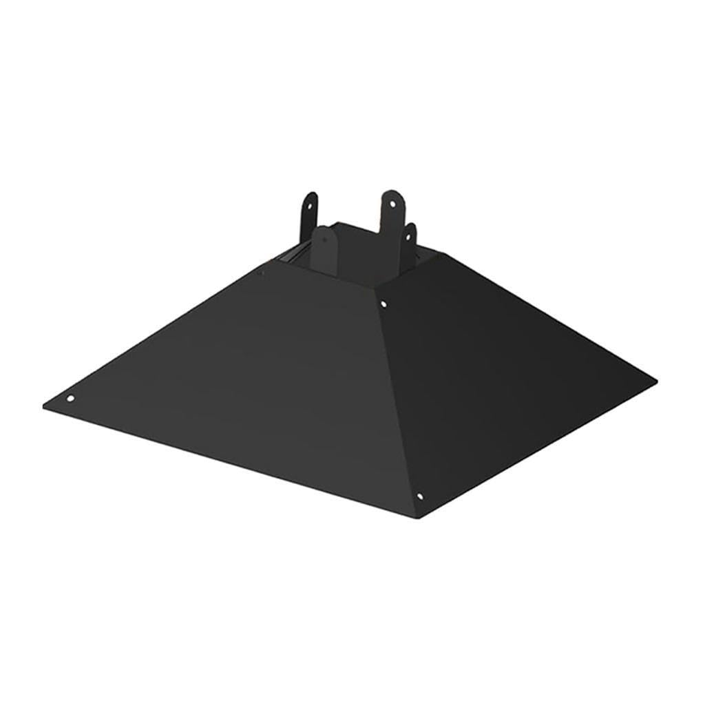 Paracolpi per mangiatoia per uccelli, 10 cm x 10 cm, in legno, | robusta, in metallo, liscio, antiaderente, può fermare gli scoiattoli.