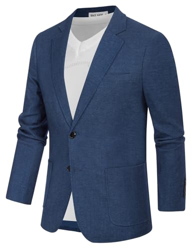 GRACE KARIN Men's Casual Blazer Suit Jackets 2 Button Lightweight Sport Coats2