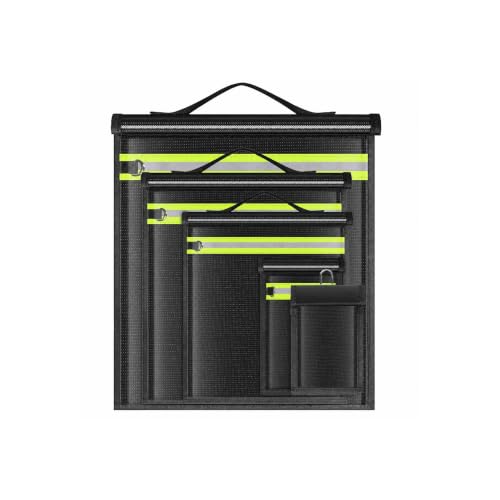 Large Faraday Bags 5 Pack-Faraday Box with EMP RFID FOB Signal Blocker