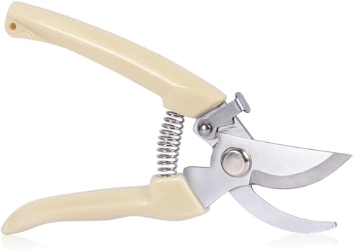 Image of Flower Branch Sharp Cutter | Pruner for Gardening | Garden Bypass Pruning Shears | Plant Cutter For Home Garden | Garden scissors and cutter For Home Gardening use Scissor With Safety Lock