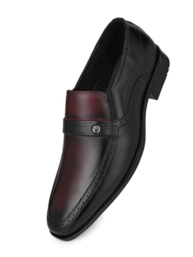 Image of ALBERTO TORRESI Genuine Leather Tan Slipon Formal Shoes