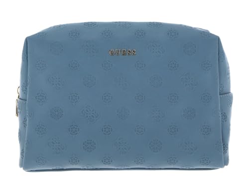 Trousse de toilette GUESS Beauty Case Slate en coloris bleu clair pour vos essentiels