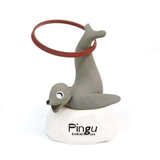 ピングー展限定ロビフィギュア100体限定ピングーの雪合戦+おまけ