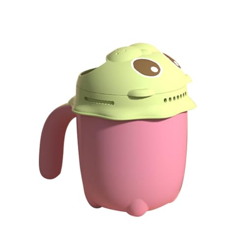 Haarspülbecher, Baby-Shampoo, Wasserfall-Badetasse, niedliches Cartoon-Design, Wasserfall-Spülbecher zum Bewässern von Pflanzen, Zähneputzen, Haare waschen und Baden