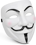 Carnival Toys Masque V for vendetta en plastique blanc anonymous