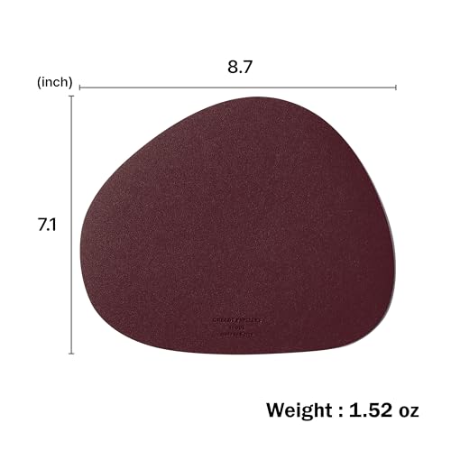 Image of GREEDY FARMERS Mouse pad, Non-Slip Washable Waterproof Computer Mouse pad (Diva Burgundy)