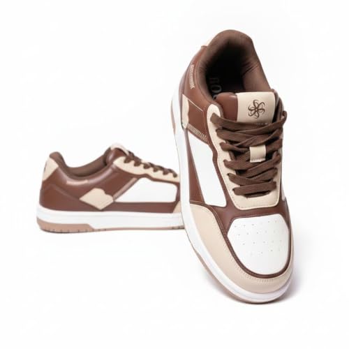 Image of Bougieoriginals Kryo (Mocha Cream) Premium Sneakers for Men | Designed for Comfort & Style | Lightweight Minimal Sneakers