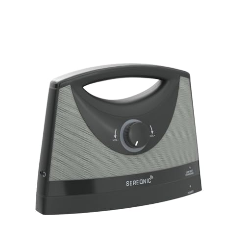 Image of SEREONIC Portable Wireless Speakers for Smart TV - Ideal for TV Watching Without The Blaring Volume - Designed for Hard of Hearing, Elderly, and Seniors - 100ft Range