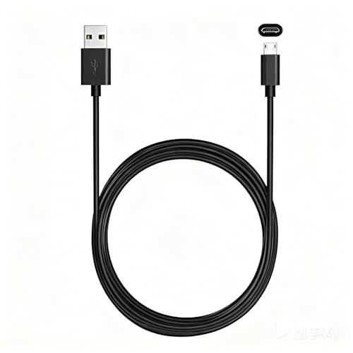 Cabo de alimentação micro USB de 1,8 m, compatível com Amazon Fire TV Stick, Roku Streaming Stick, Express Plus, Premier Plus, Voice Remote Pro