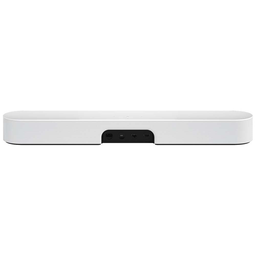 Sonos Beam - Barre de Son TV - Compacte et Intelligente - Assistant Google et Amazon Alexa Intégrés - Air Play 2 - Home Cinéma - Multiroom WiFi - Musique en Streaming dans toutes les pièces - Blanc